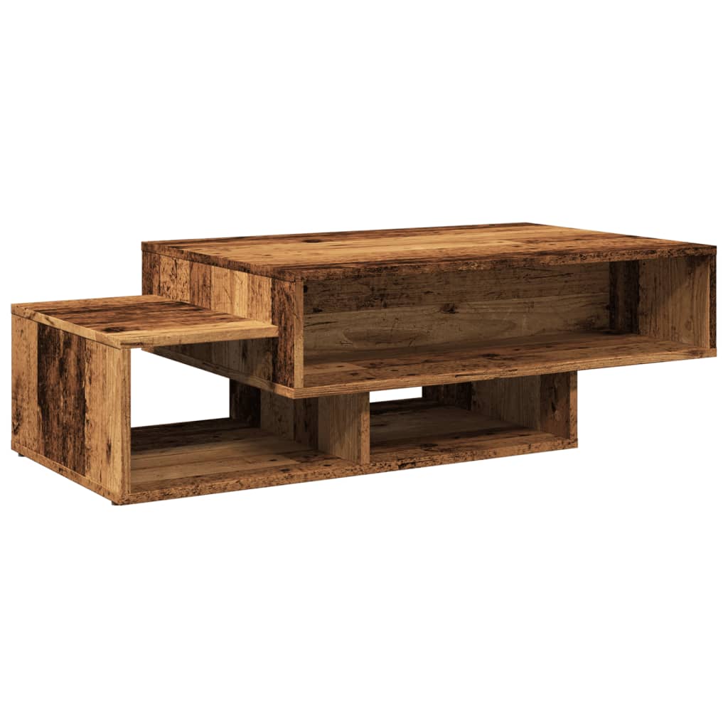 Table basse vieux bois 105x55x32 cm bois d’ingénierie - Tables basses