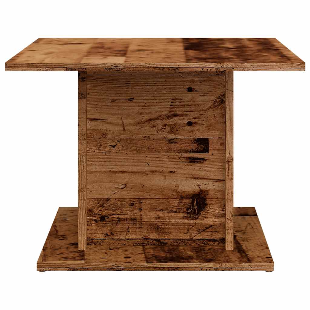 Table basse vieux bois 55,5x55,5x40 cm bois d’ingénierie - Tables basses