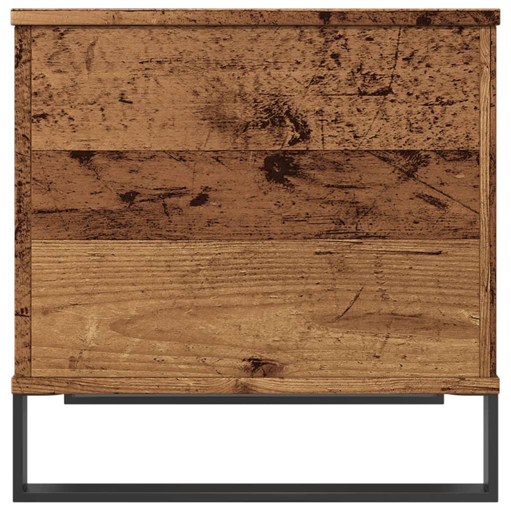 Table basse vieux bois 60x44,5x45 cm bois d’ingénierie - Tables basses