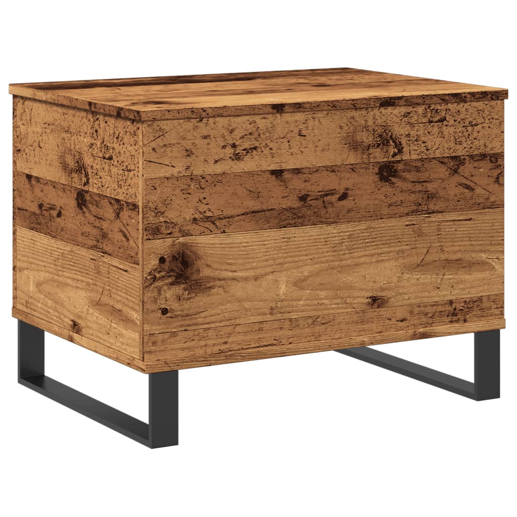 Table basse vieux bois 60x44,5x45 cm bois d’ingénierie - Tables basses