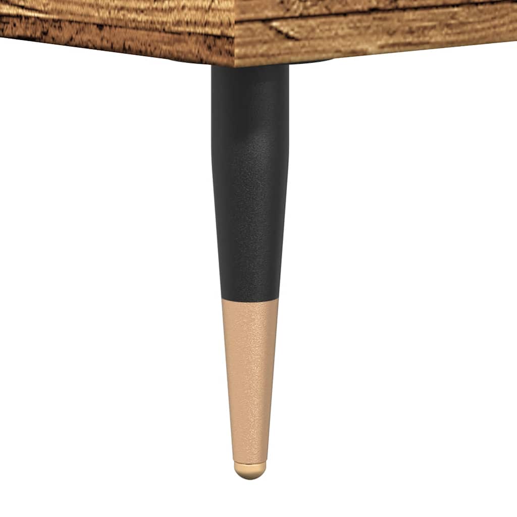 Table basse vieux bois 60x50x36,5 cm bois d’ingénierie - Tables basses