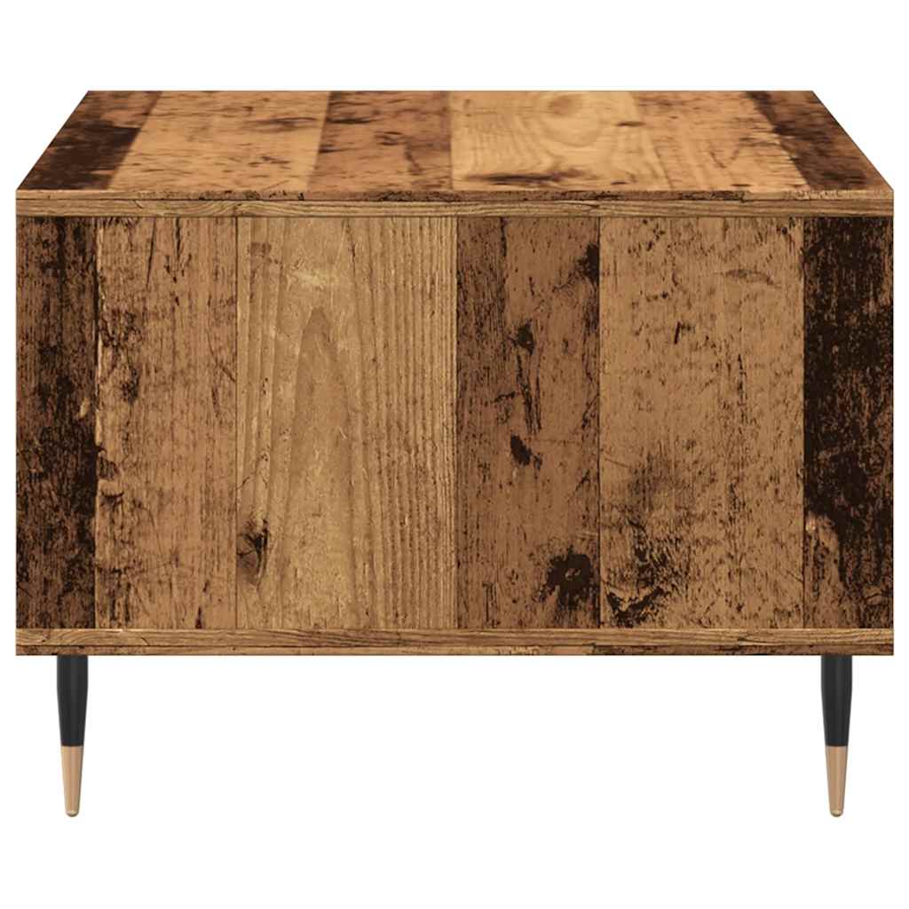 Table basse vieux bois 60x50x36,5 cm bois d’ingénierie - Tables basses