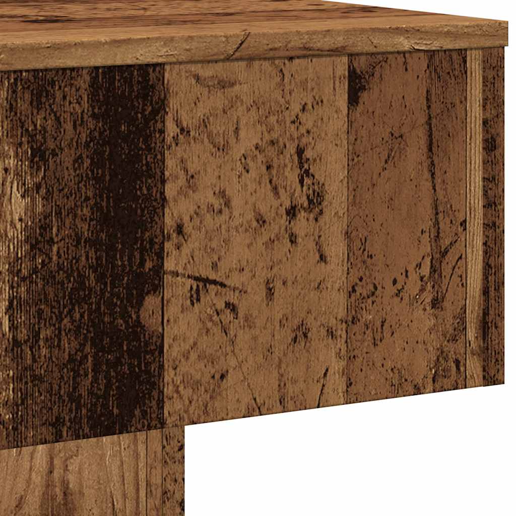 Table basse vieux bois 60x60x31,5 cm bois d’ingénierie - Tables basses