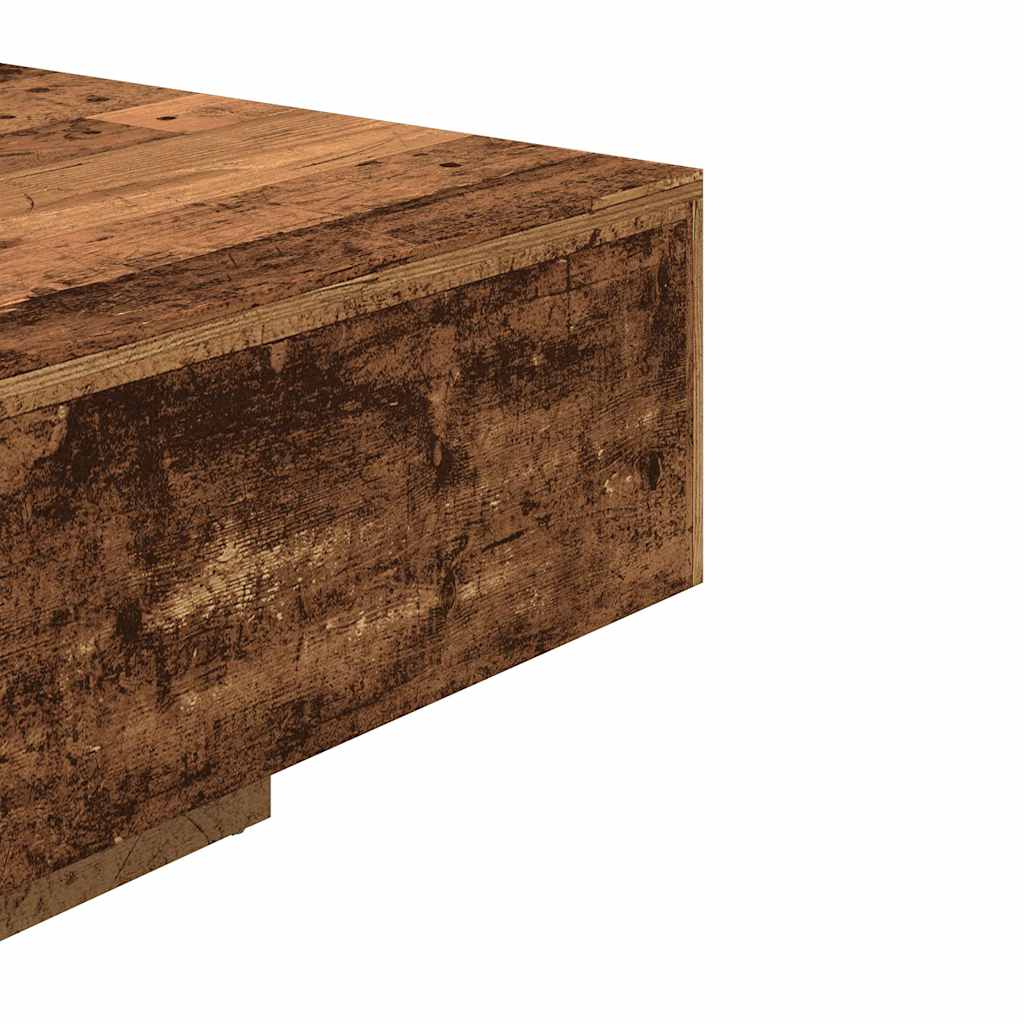 Table basse vieux bois 85x55x31 cm bois d’ingénierie - Tables basses