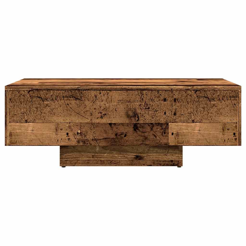 Table basse vieux bois 85x55x31 cm bois d’ingénierie - Tables basses