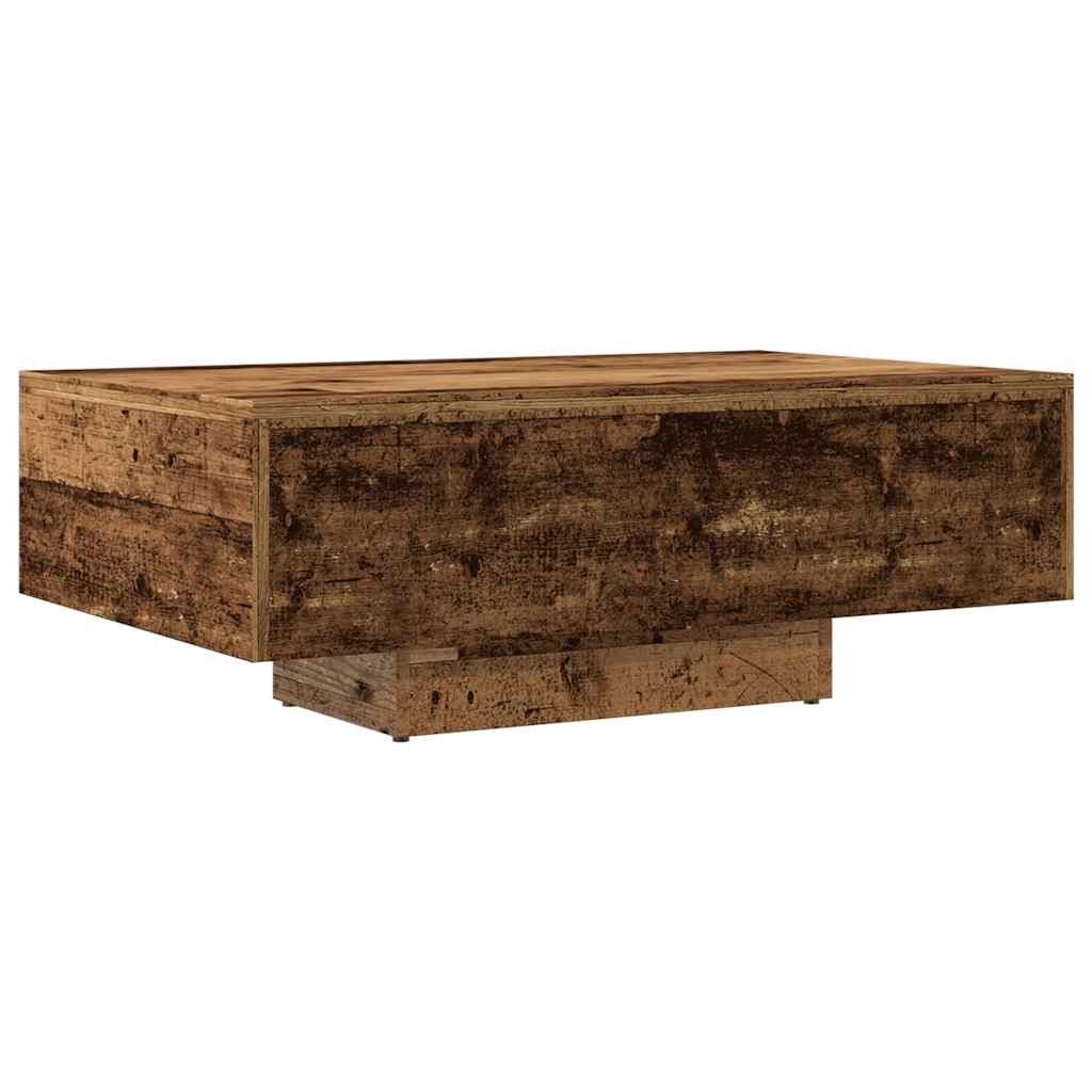 Table basse vieux bois 85x55x31 cm bois d’ingénierie - Tables basses