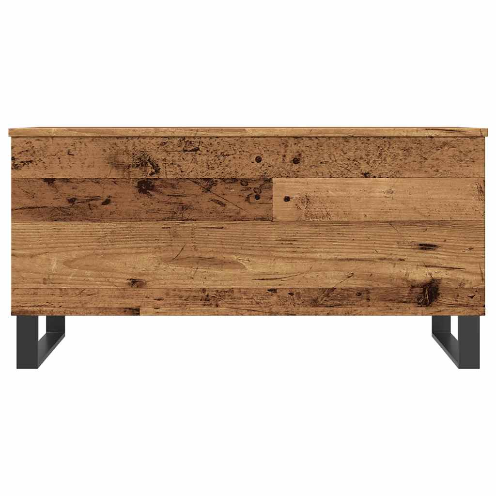 Table basse vieux bois 90x44,5x45 cm bois d’ingénierie - Tables basses