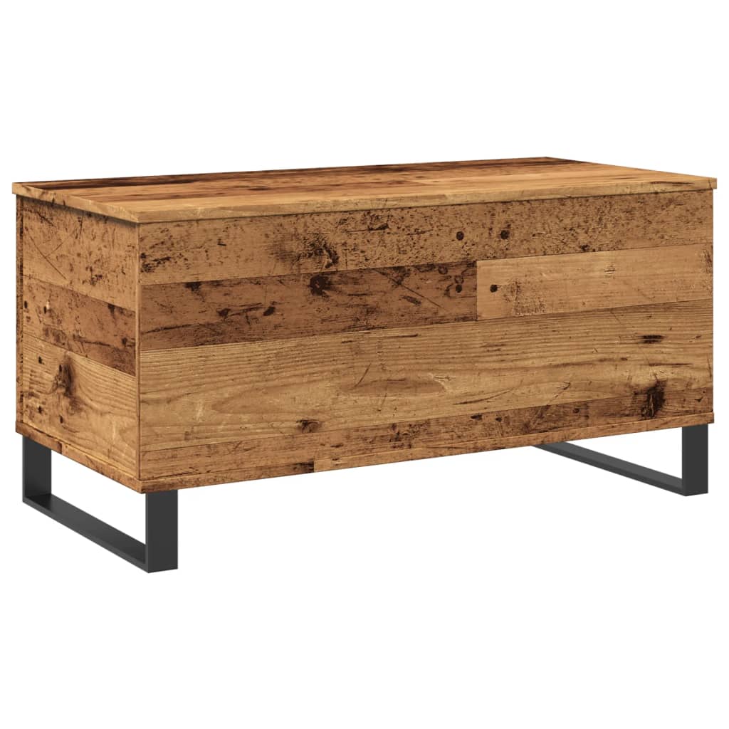 Table basse vieux bois 90x44,5x45 cm bois d’ingénierie - Tables basses