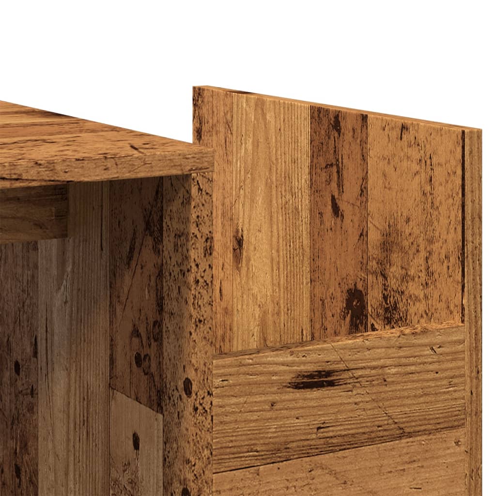Table basse vieux bois 90x45x35 cm bois d’ingénierie - Tables basses