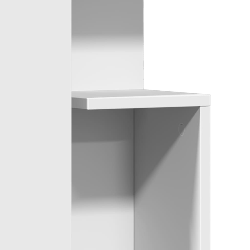 Table d’appoint blanc 35x35x60 cm bois d’ingénierie - Tables basses