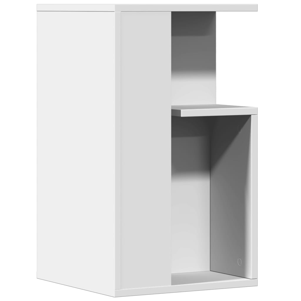 Table d’appoint blanc 35x35x60 cm bois d’ingénierie - Tables basses