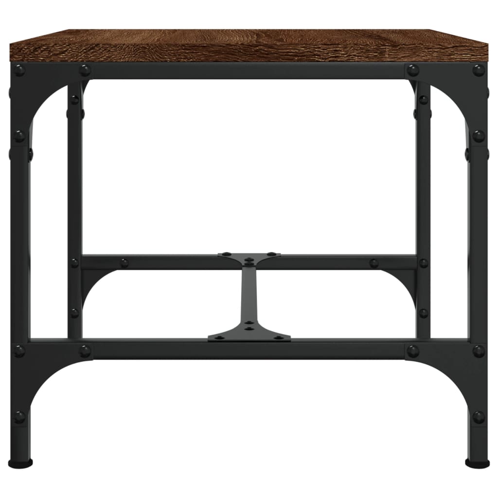 Table d’appoint Chêne marron 40x40x35 cm Bois d’ingénierie - Tables basses