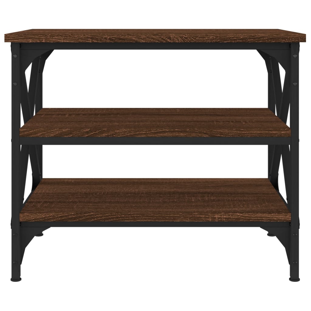 Table d’appoint Chêne marron 55x38x45 cm Bois d’ingénierie - Tables basses