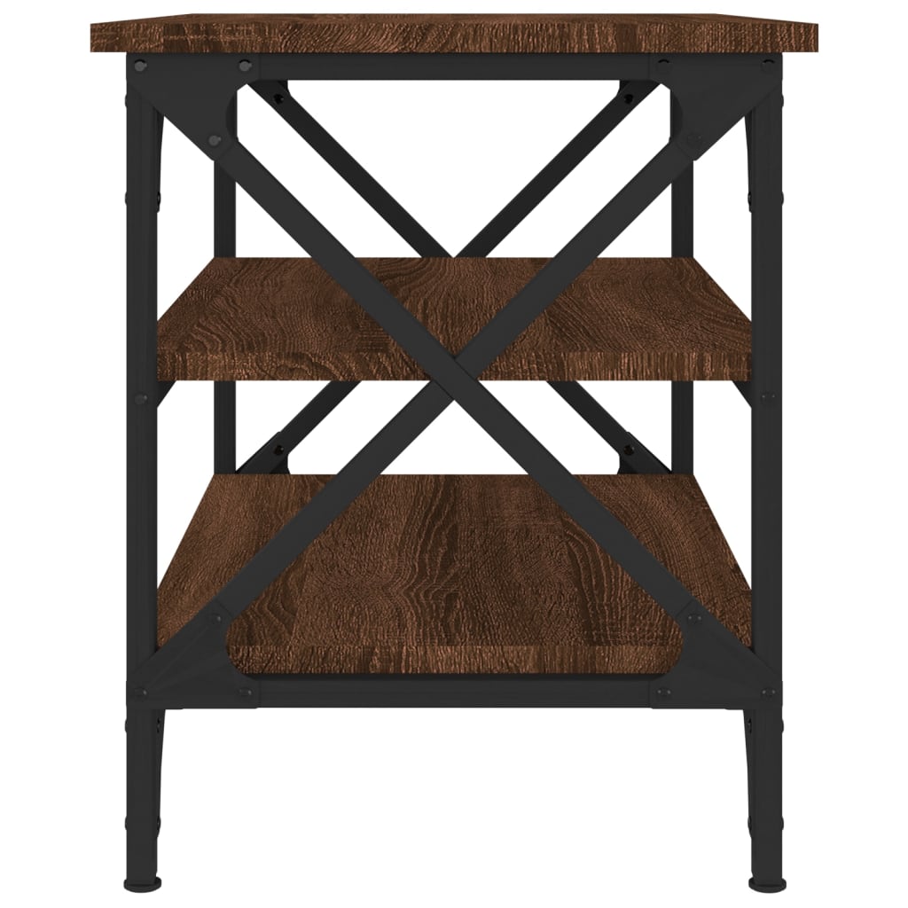 Table d’appoint Chêne marron 55x38x45 cm Bois d’ingénierie - Tables basses