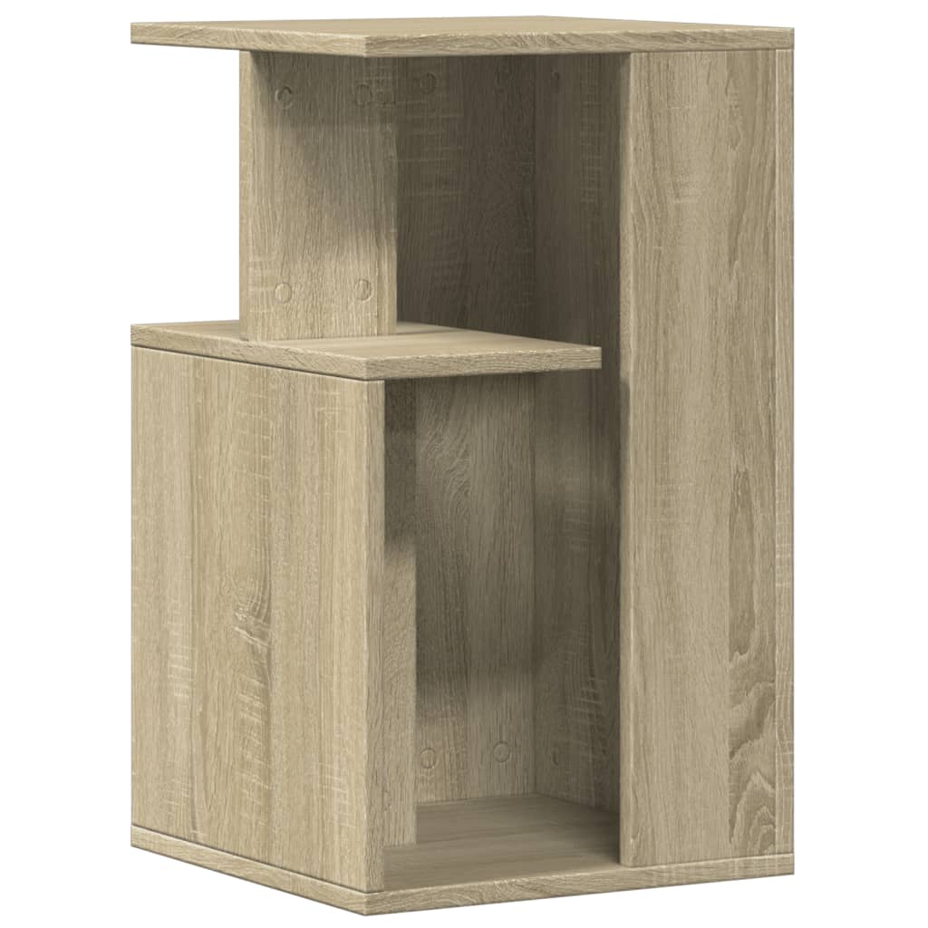Table d’appoint chêne sonoma 35x35x60 cm bois d’ingénierie - Tables basses