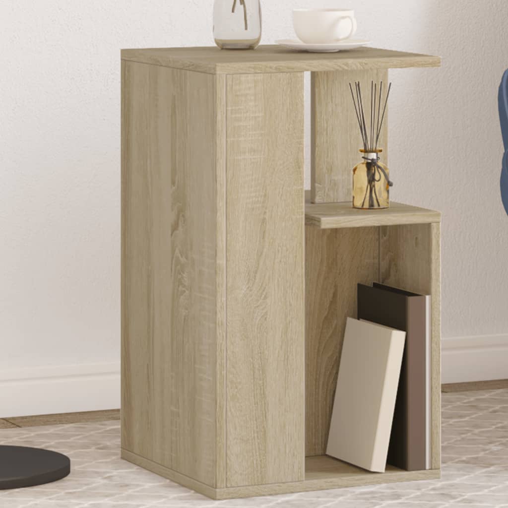 Table d’appoint chêne sonoma 35x35x60 cm bois d’ingénierie - Tables basses