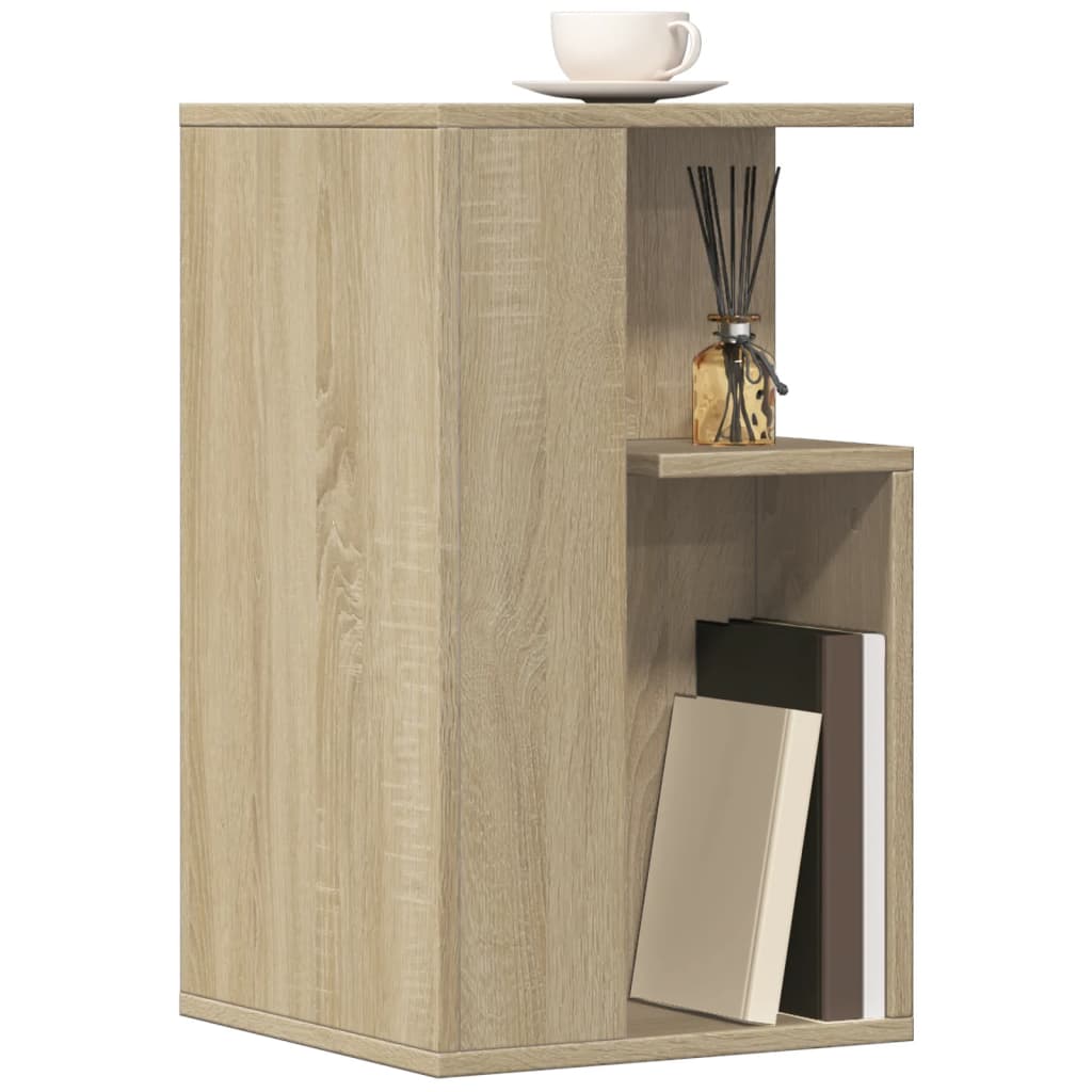 Table d’appoint chêne sonoma 35x35x60 cm bois d’ingénierie - Tables basses