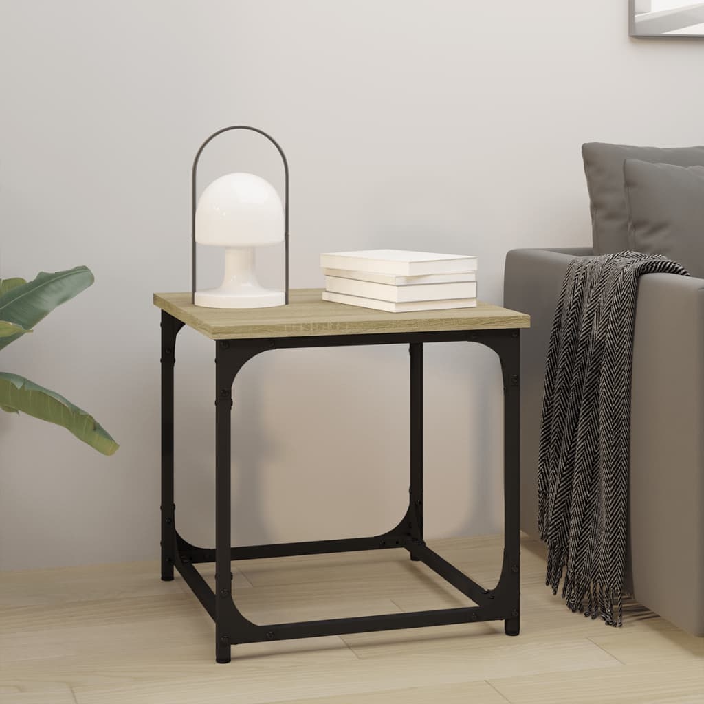 Table d’appoint Chêne sonoma 40x40x40 cm Bois d’ingénierie - Tables basses