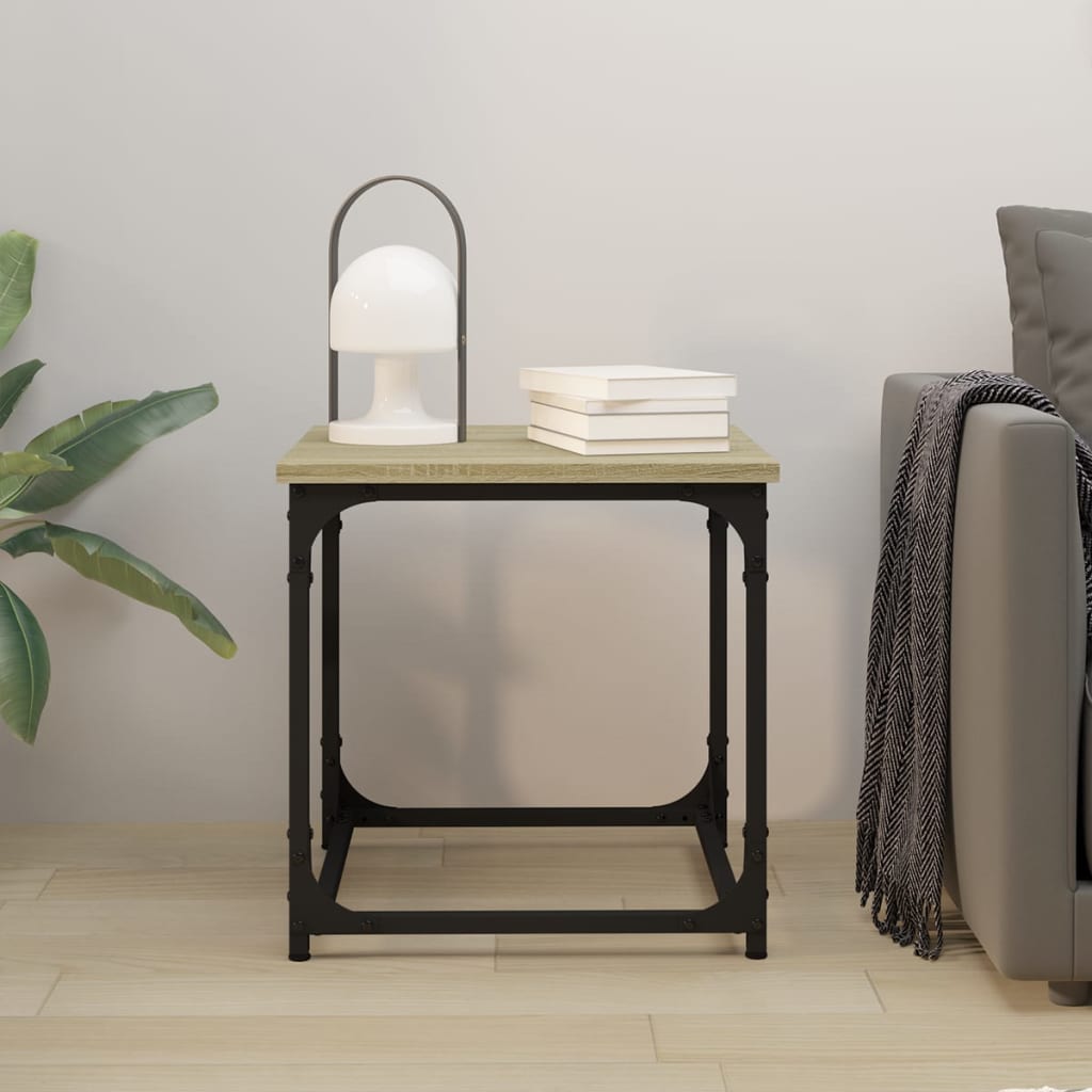 Table d’appoint Chêne sonoma 40x40x40 cm Bois d’ingénierie - Tables basses