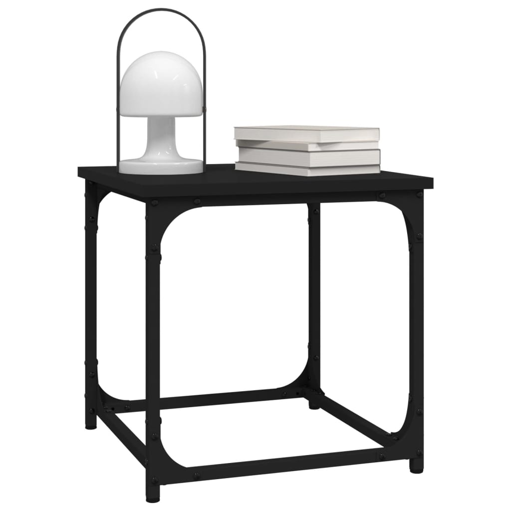Table d’appoint Noir 40x40x40 cm Bois d’ingénierie - Tables basses
