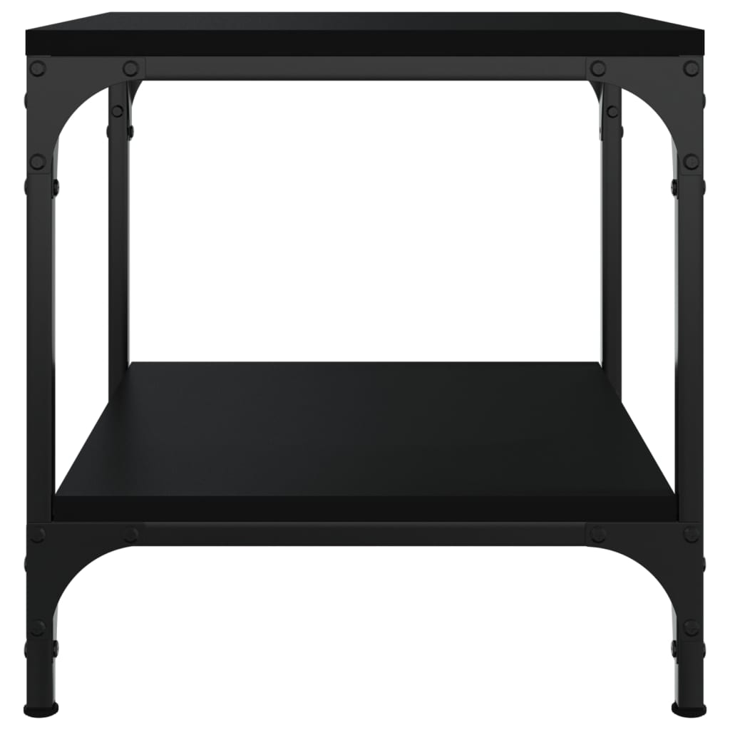 Table d’appoint Noir 40x40x40 cm Bois d’ingénierie - Tables basses