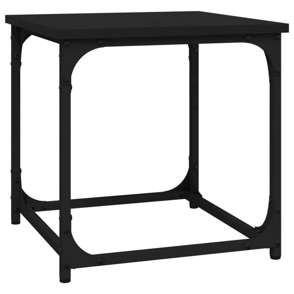 Table d’appoint Noir 40x40x40 cm Bois d’ingénierie - Tables basses