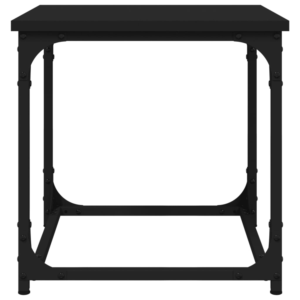 Table d’appoint Noir 40x40x40 cm Bois d’ingénierie - Tables basses