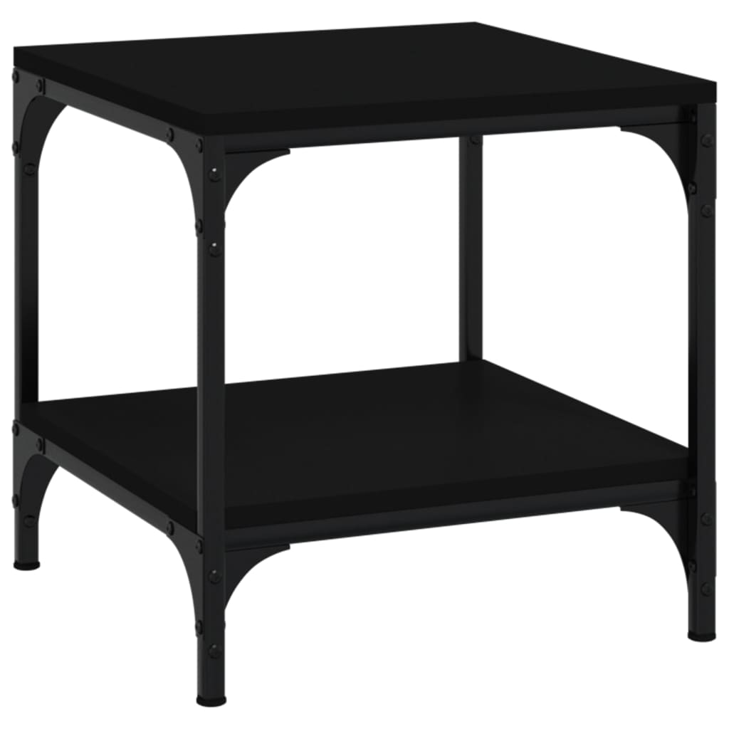 Table d’appoint Noir 40x40x40 cm Bois d’ingénierie - Tables basses