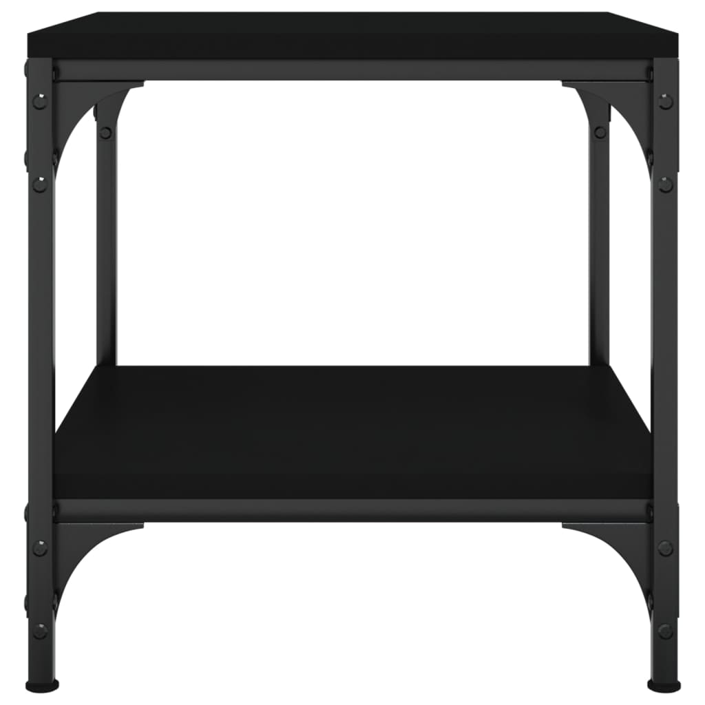 Table d’appoint Noir 40x40x40 cm Bois d’ingénierie - Tables basses