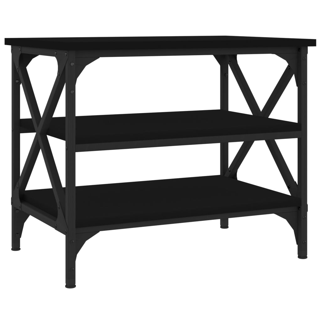Table d’appoint Noir 55x38x45 cm Bois d’ingénierie - Tables basses