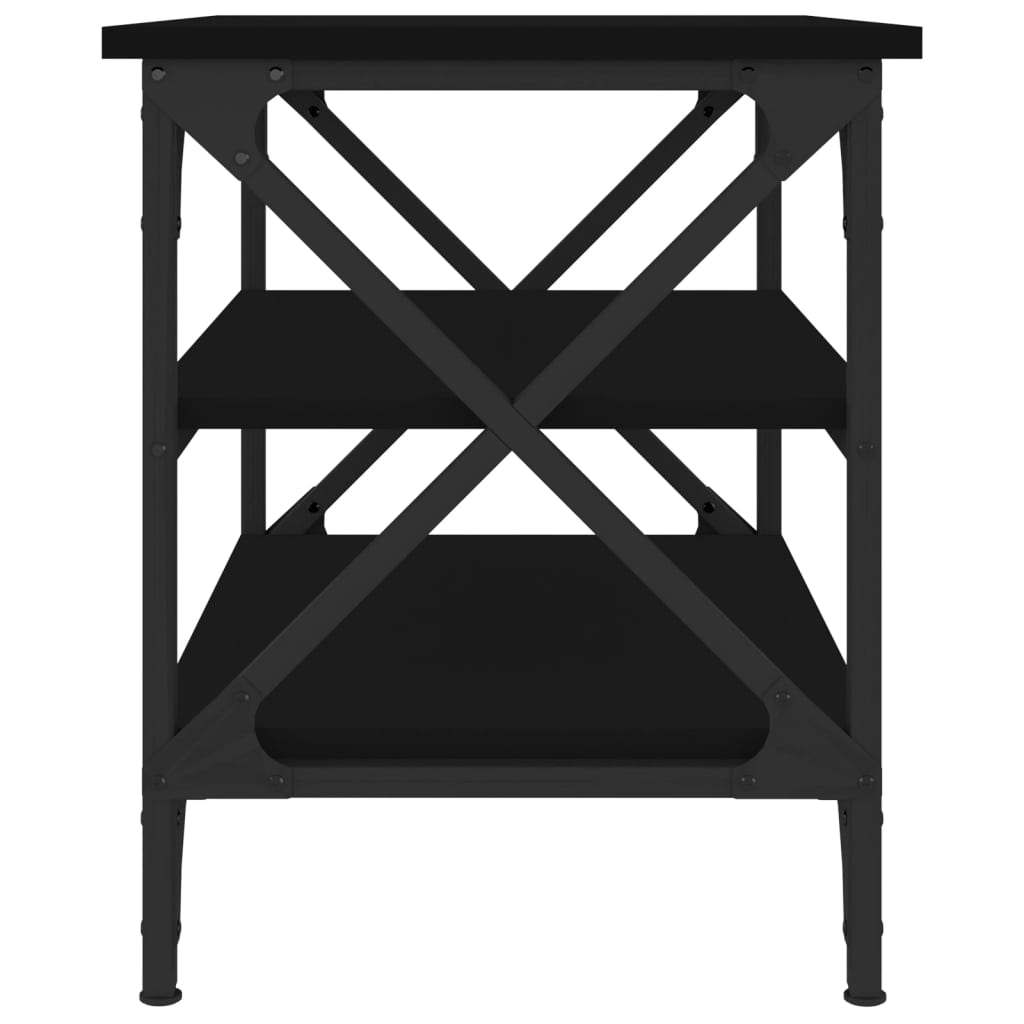 Table d’appoint Noir 55x38x45 cm Bois d’ingénierie - Tables basses