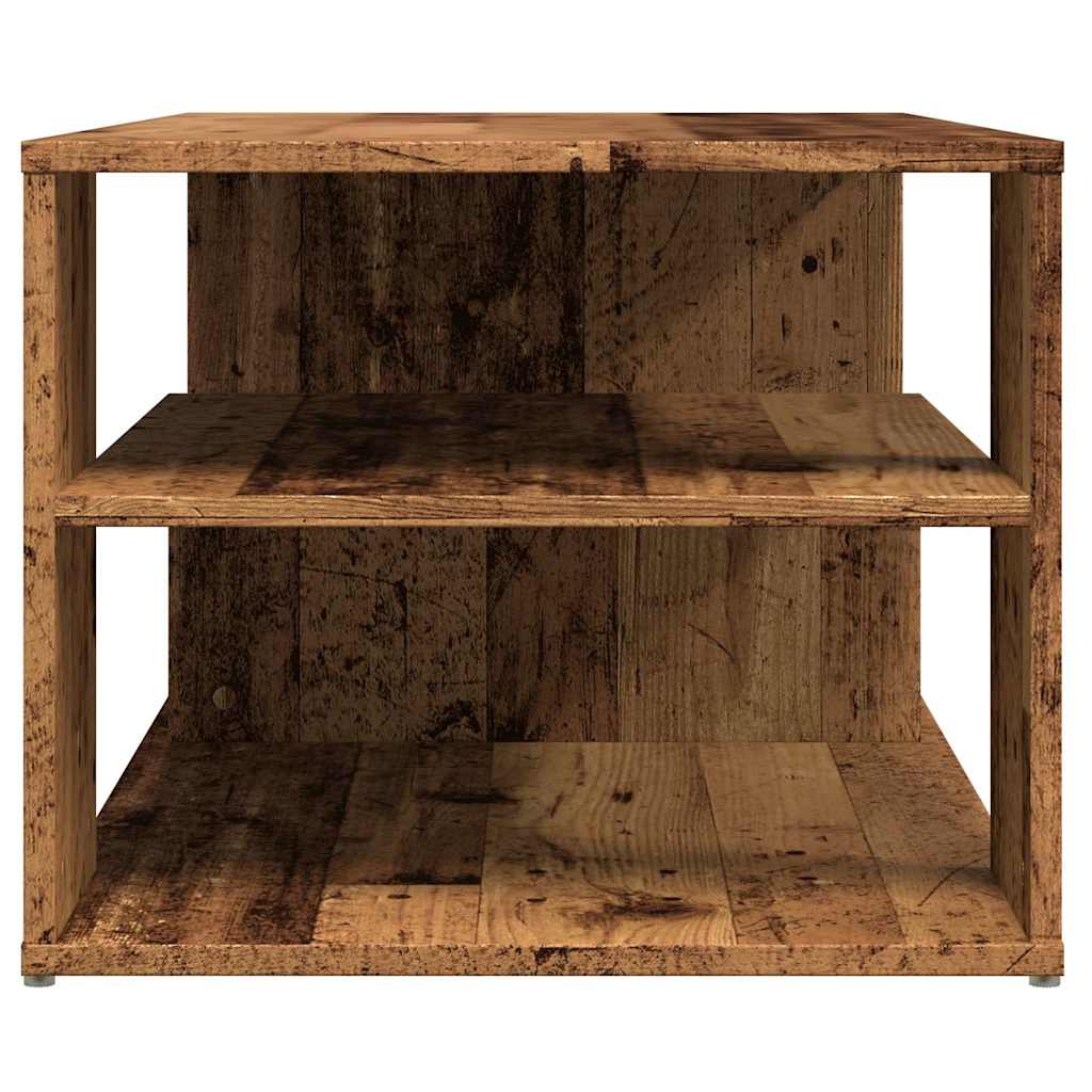 Table d’appoint vieux bois 100x50x40 cm bois d’ingénierie - Tables basses
