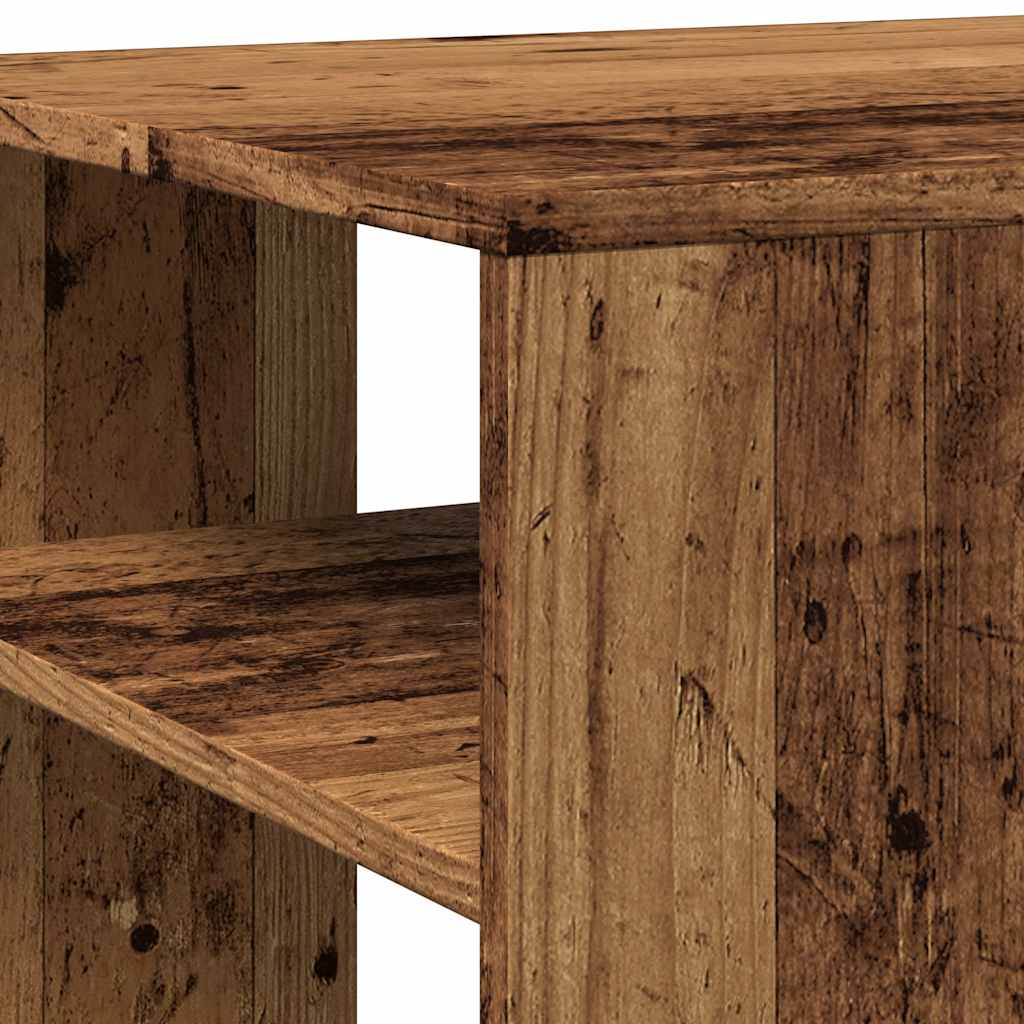 Table d’appoint vieux bois 100x50x40 cm bois d’ingénierie - Tables basses