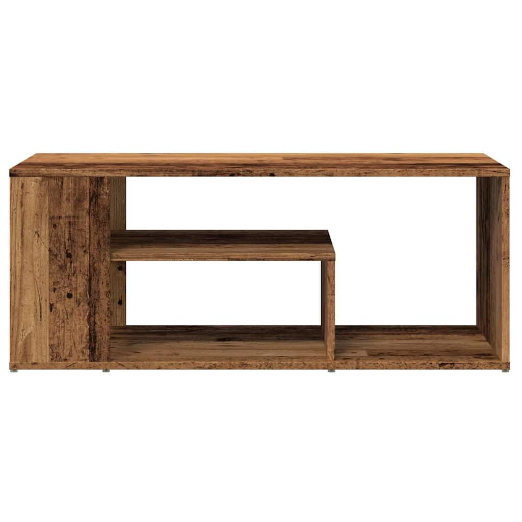 Table d’appoint vieux bois 100x50x40 cm bois d’ingénierie - Tables basses