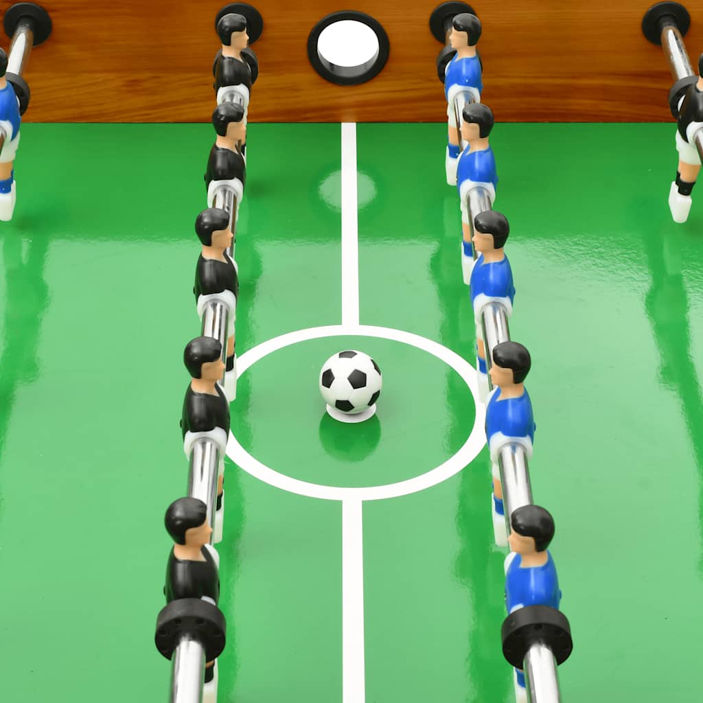 Table de football pliante 121 x 61 x 80 cm Marron clair - Tables de baby-foot