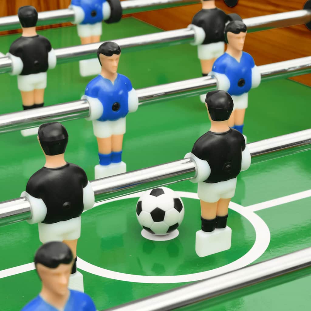 Table de football pliante 121 x 61 x 80 cm Marron clair - Tables de baby-foot