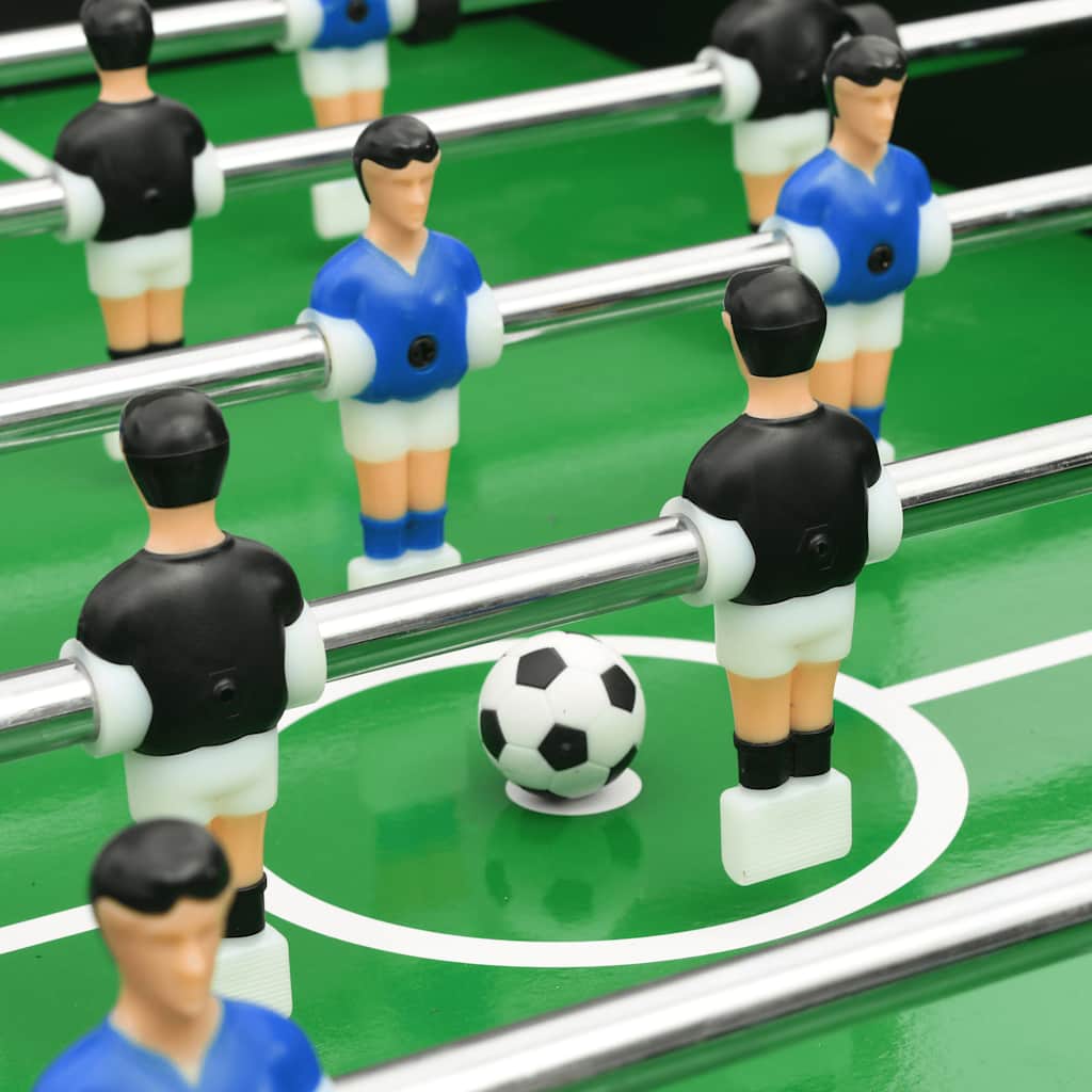 Table de football pliante 121 x 61 x 80 cm Noir - Tables de baby-foot