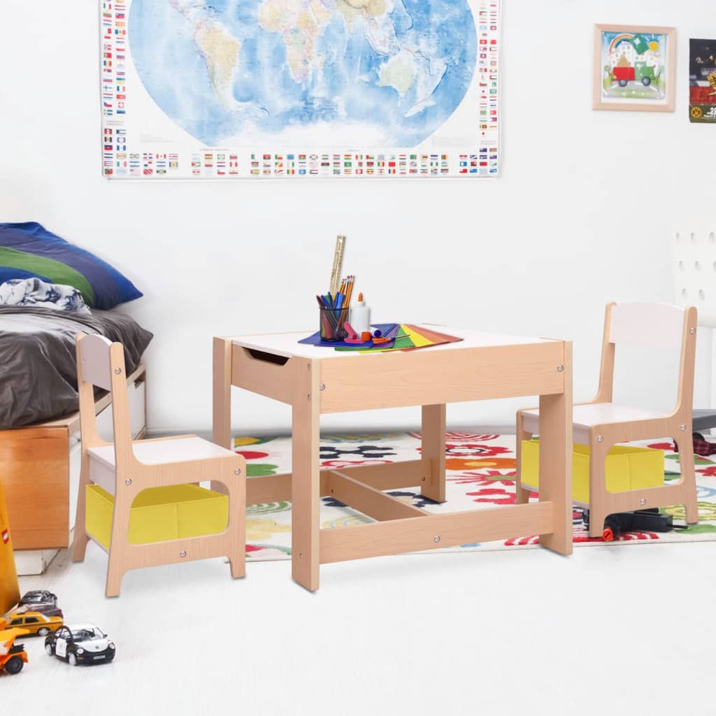Table pour enfants avec 2 chaises MDF - Meubles pour bébés & tout-petits