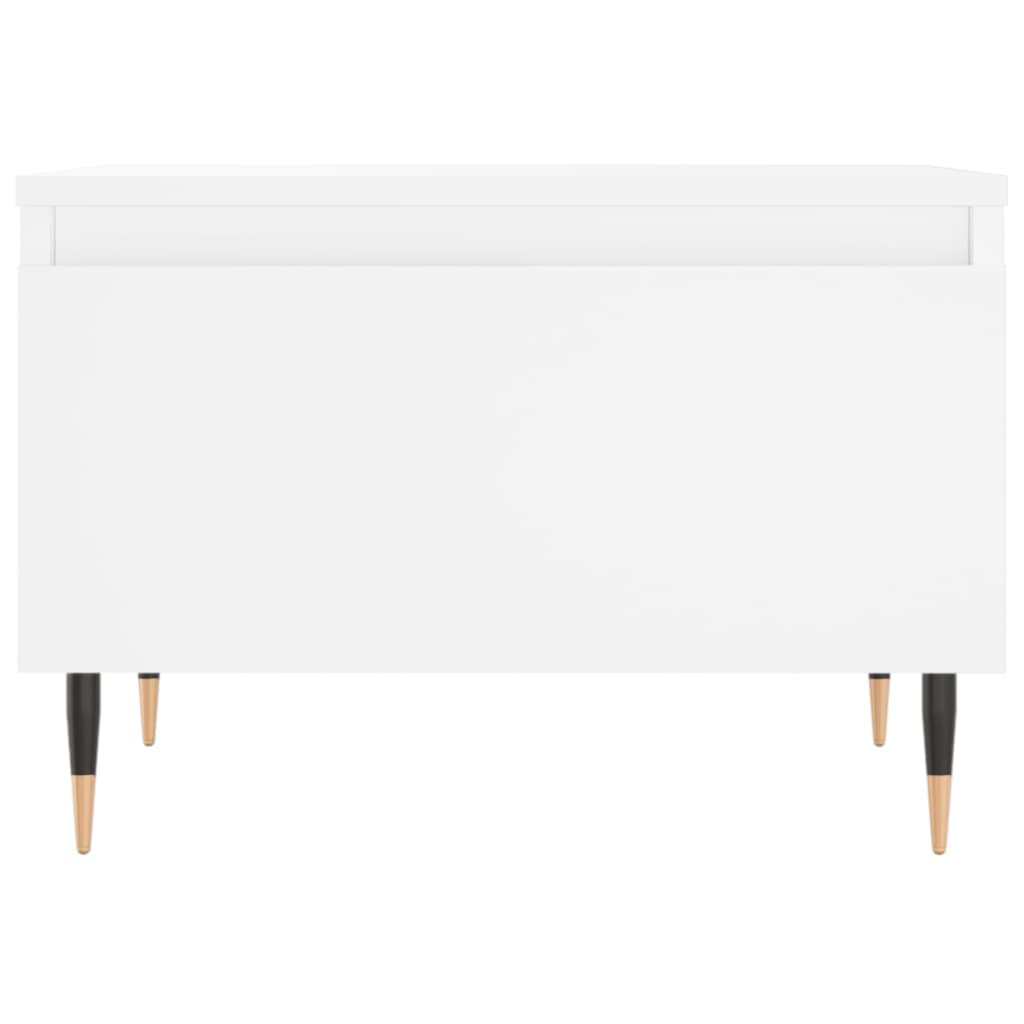 Tables basses 2 pcs blanc 50x46x35 cm bois d’ingénierie - Tables basses