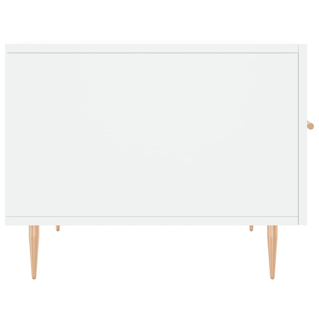 Tables basses 2 pcs blanc 50x50x40 cm bois d’ingénierie - Tables basses