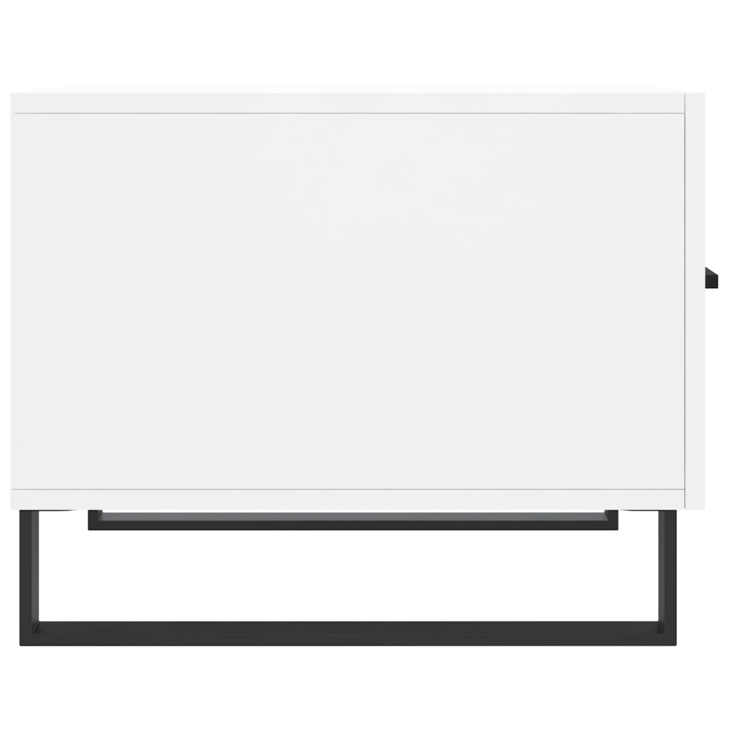 Tables basses 2 pcs blanc 50x50x40 cm bois d’ingénierie - Tables basses