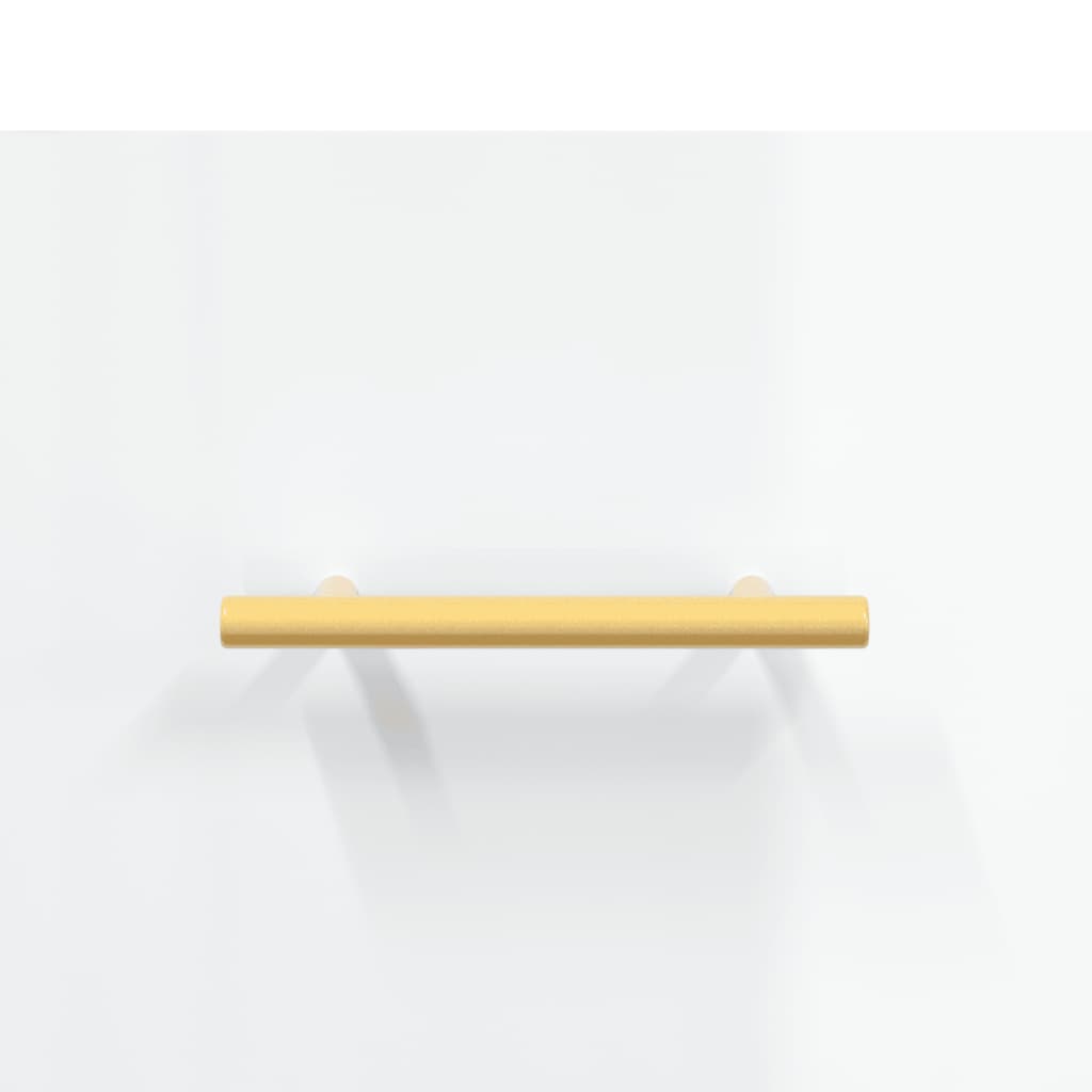 Tables basses 2 pcs blanc brillant 50x50x40cm bois d’ingénierie - Tables basses