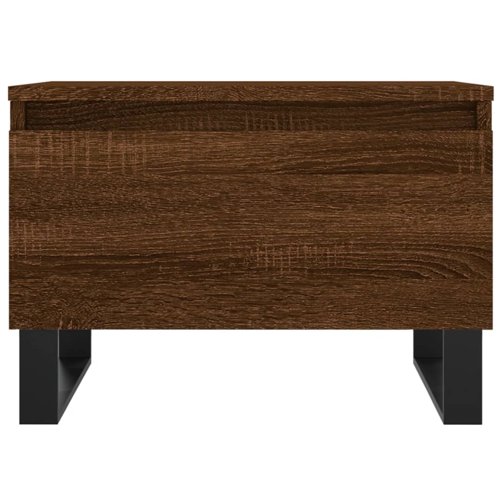 Tables basses 2 pcs chêne marron 50x46x35 cm bois d’ingénierie - Tables basses