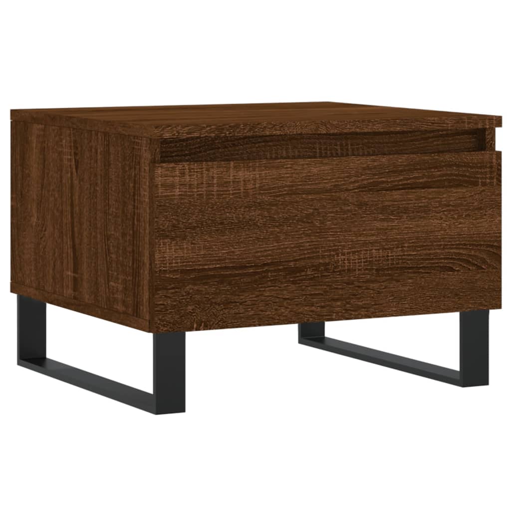 Tables basses 2 pcs chêne marron 50x46x35 cm bois d’ingénierie - Tables basses