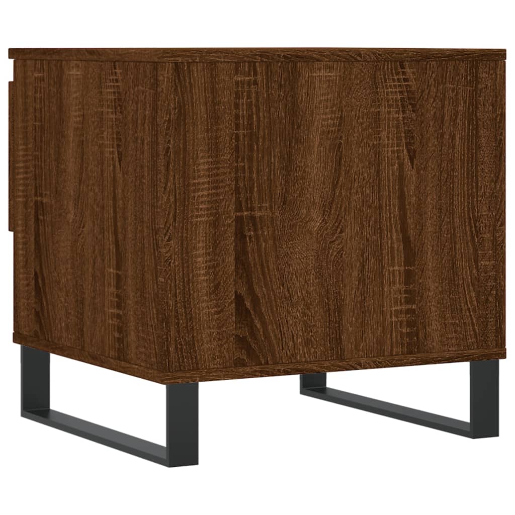 Tables basses 2 pcs chêne marron 50x46x50 cm bois d’ingénierie - Tables basses