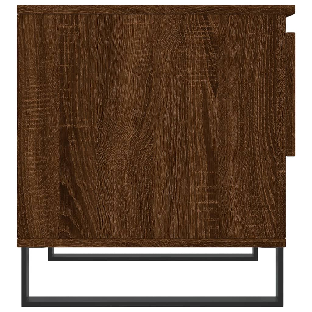 Tables basses 2 pcs chêne marron 50x46x50 cm bois d’ingénierie - Tables basses