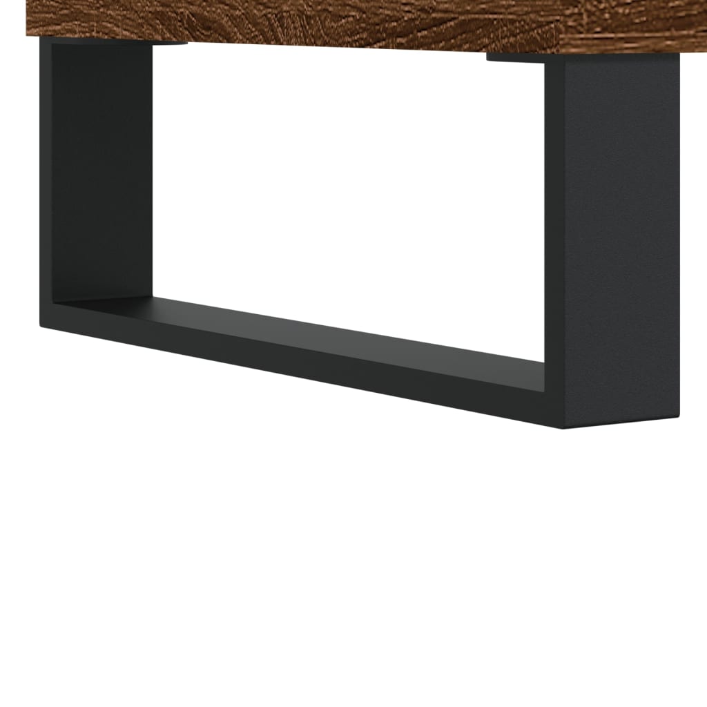 Tables basses 2 pcs chêne marron 50x46x50 cm bois d’ingénierie - Tables basses