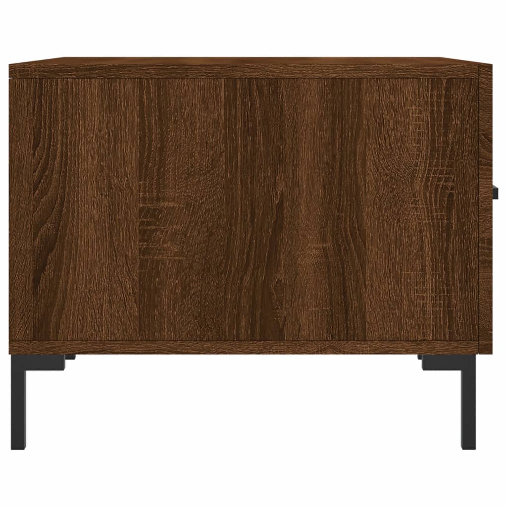 Tables basses 2 pcs chêne marron 50x50x40 cm bois d’ingénierie - Tables basses