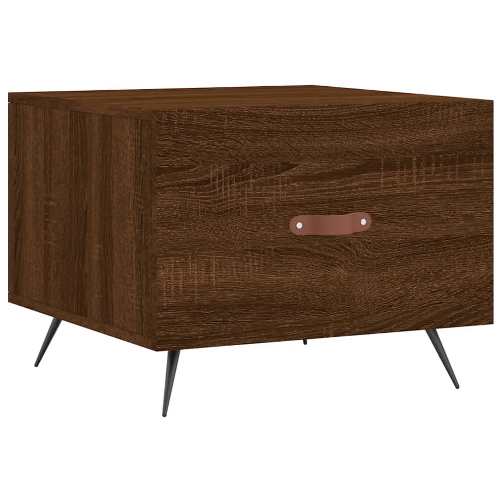 Tables basses 2 pcs chêne marron 50x50x40 cm bois d’ingénierie - Tables basses