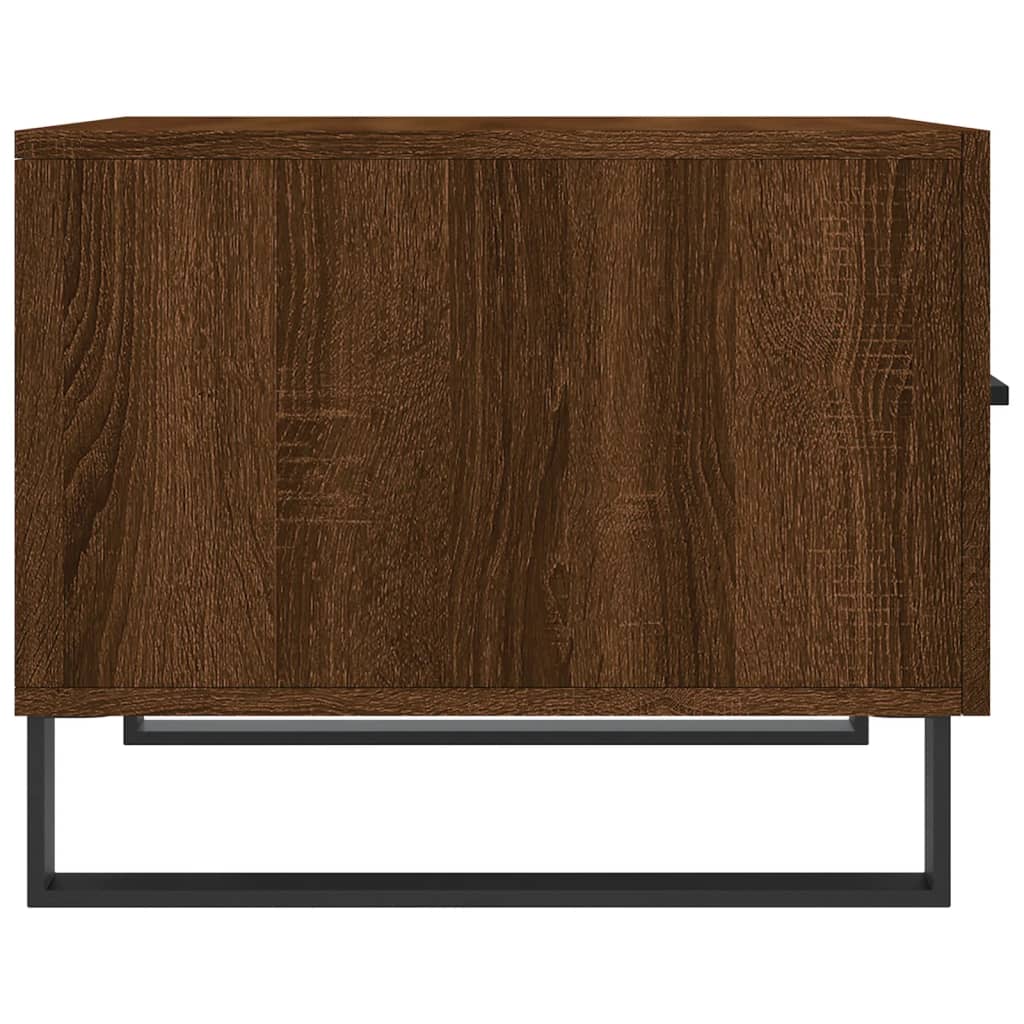 Tables basses 2 pcs chêne marron 50x50x40 cm bois d’ingénierie - Tables basses